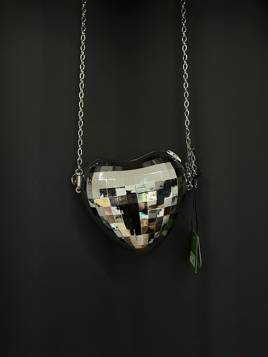 kate spade Handbags - Kate Spade Silver Mosaic Heart Crossbody Bag